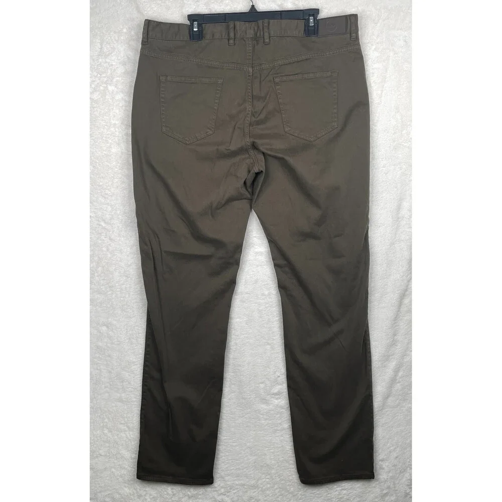 Peter Millar Ultimate Sateen Five Pocket Pants Mens 40 x 32.5 Brown
